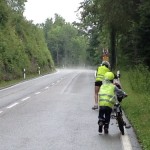 Arrivée au col Challpass sous l'eau